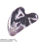Chevron Amethyst Gua Sha