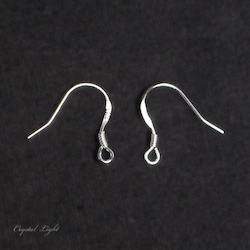Ear rings: Sterling Silver Ear Hook (Pair)