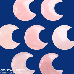 Other Shapes: Rose Quartz Crescent