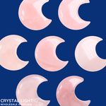 Rose Quartz Crescent