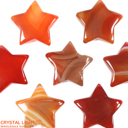 Other Shapes: Orange Agate Star