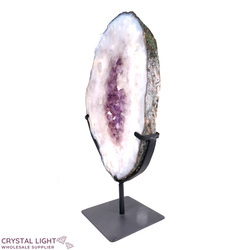 Display Pieces on Stand: Amethyst Druse Ring on Stand