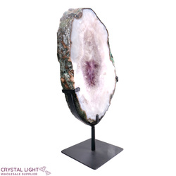 Display Pieces on Stand: Amethyst Druse Ring on Stand