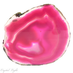 Slices: Pink Agate Slice Extra Large