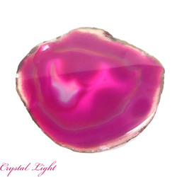 Slices: Pink Agate Slice Large (Single)