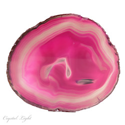 Slices: Pink Agate Slice Extra Large