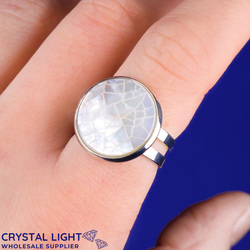 Non Sterling & Other Rings: Adjustable Shell Ring