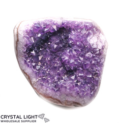 Single Druse Pieces: Amethyst Polished Druse
