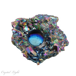 Candle Holders: Titanium Aura Candle Holder