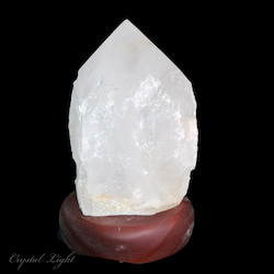 Other Gift Items: Clear Quartz Large Point Lamp
