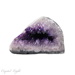 Single Druse Pieces: Amethyst Cut Base Druse