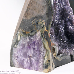 Bookends: Amethyst Bookends