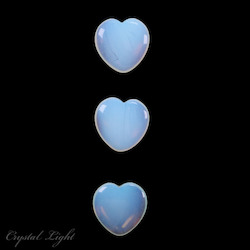 Hearts: Opalite Small Flat Heart