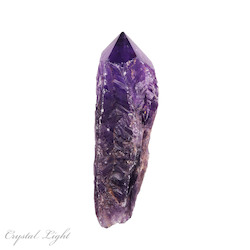 Natural Points: Amethyst Semi Polished Wand