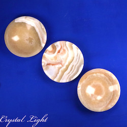 Bowls, Plates & Dishes: Orange Calcite Dish