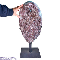 Display Pieces on Stand: Amethyst Druse on Stand