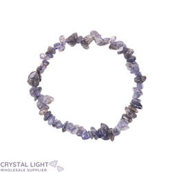 Chip Bead Bracelets: Iolite Chip Bracelet