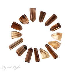 Polished Points By Quantity: Natural Citrine Polished Point Tiny