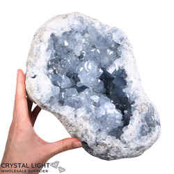 Single Druse Pieces: Celestite Druse