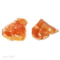 Orange Calcite Rough Lot #3