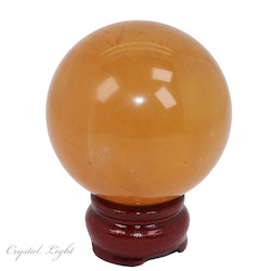 Spheres: Honey Calcite Sphere /65mm