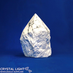 Cut Base Points: Howlite Cut Base Point